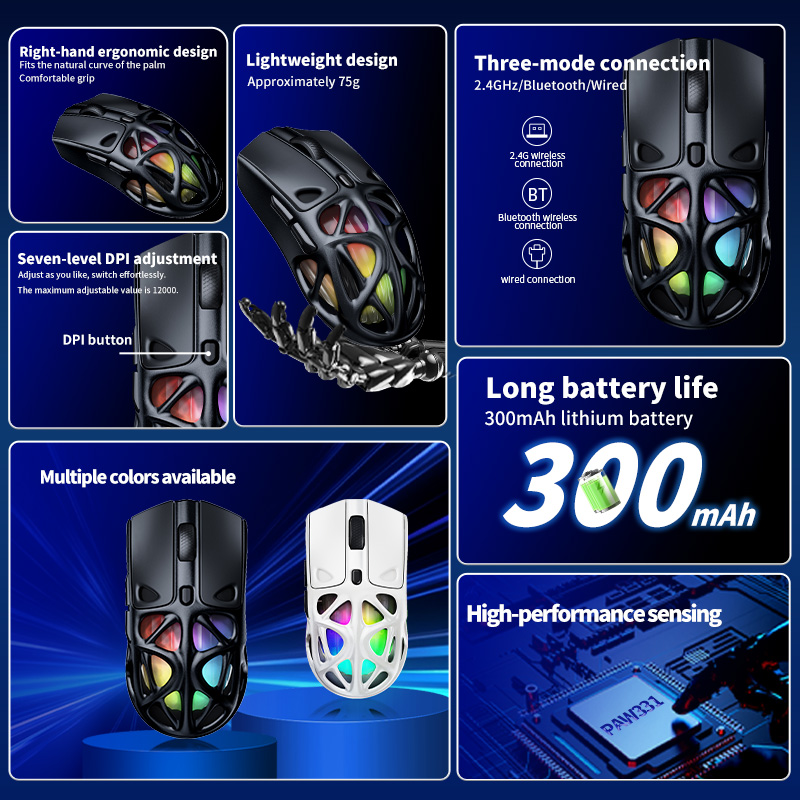 GM-011 Lightweight Hollow  Gaming Mouse